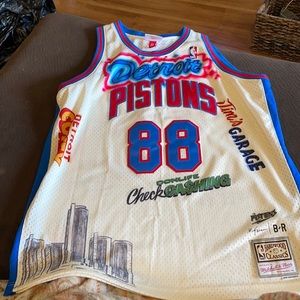 Big Sean Detroit Pistons NBA Remix Jersey